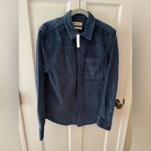 Madewell button down shacket in size small. Dark blue. NWT